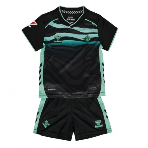 Maglia Calcio Real Betis Terza Divisa Bambino 2025-26 Manica Corta (+ pantaloncini)